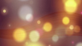 Upon start glowing circles and undulating wave band drifting and fading creating calming flow. Abstract, luminescence, motion, animation, digital, tranquil, futuristic - Powered by Shutterstock - Get 15% off with code: PIKWIZARD15