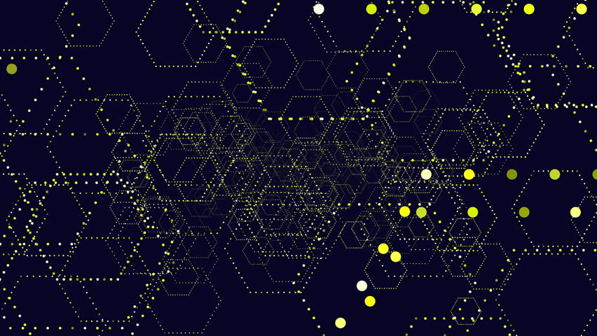An intricate hexagon pattern grid comprising smaller hexagons in alternating colors. The arrangement displays a visually appealing and repetitive design
