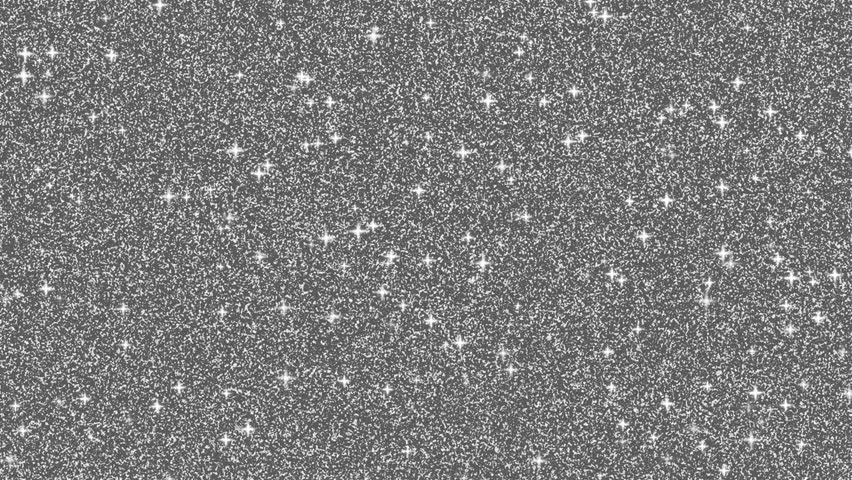 Shiny glitter Star-shaped silver background. Glitter stars particles background overlay
