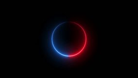 Glowing neon pending circle. spectrum fluorescent light with neon circle LED animation Animation of glowing neon circle loading icon seamless loop. - Powered by Shutterstock - Get 15% off with code: PIKWIZARD15