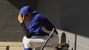 Baseball player lifting head and picking up ball, rolling for focus as emoji reactions streaming. Athlete, sport, recreation, digital, emotional, determination, training - Powered by Shutterstock - Get 15% off with code: PIKWIZARD15
