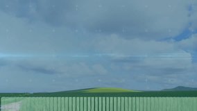 Dashboard appearing, waveform oscillating, gauge rotating, bars shifting visualizing data trends. Analytics, data visualization, futuristic, technology, innovation, outdoor, abstract - Powered by Shutterstock - Get 15% off with code: PIKWIZARD15