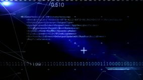 On launch clock graphic starting rotation, scene panning, data streams flowing visualizing time. Digital, futuristic, technological, abstract, data, motion, cyber - Powered by Shutterstock - Get 15% off with code: PIKWIZARD15