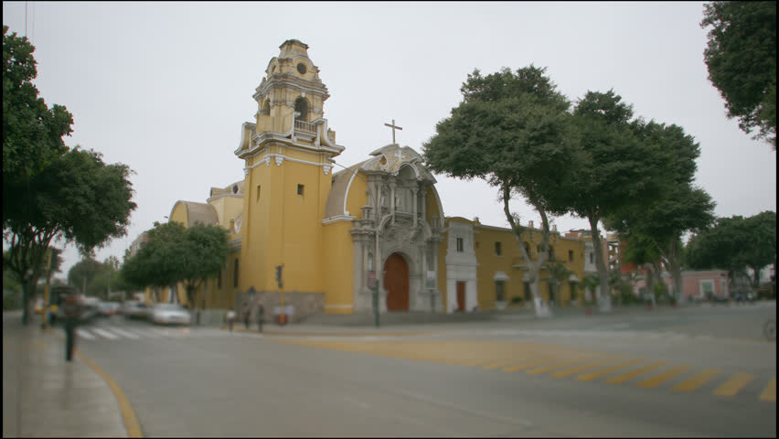 Lima Peru square street timelapse