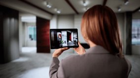 Augmented Reality App Designing Handcrafted 3D Furniture For Interior - Powered by Shutterstock - Get 15% off with code: PIKWIZARD15
