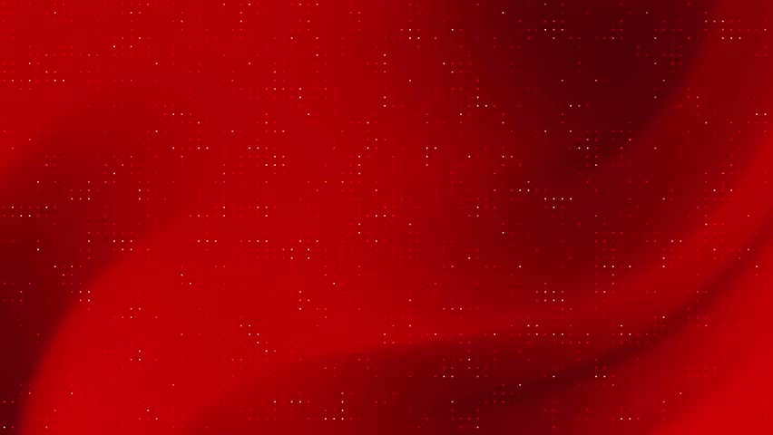 Red wavy fabric texture with overlaid squares, suitable for backgrounds, textiles, graphic design projects, fashion merchandise, and modern artistic creations.