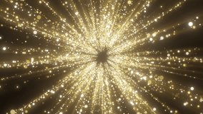 A glowing burst of golden particles forming dynamic trails and sparkling light rays. Ideal abstract animation for Diwali, Lunar New Year, Christmas, or luxury celebration visuals.  - Powered by Shutterstock - Get 15% off with code: PIKWIZARD15