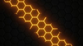 hexagon neon light animation suitable for video background - Powered by Shutterstock - Get 15% off with code: PIKWIZARD15