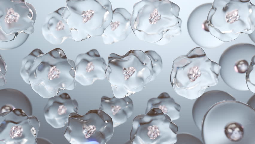 Cosmetic serum Oil drop on Saggy skin cell, Skin Repair, moisturizer, collagen serum, DNA and Molecule.