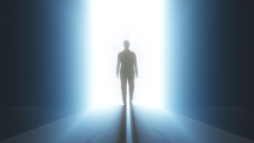 Man Walk Shine Background and Loop