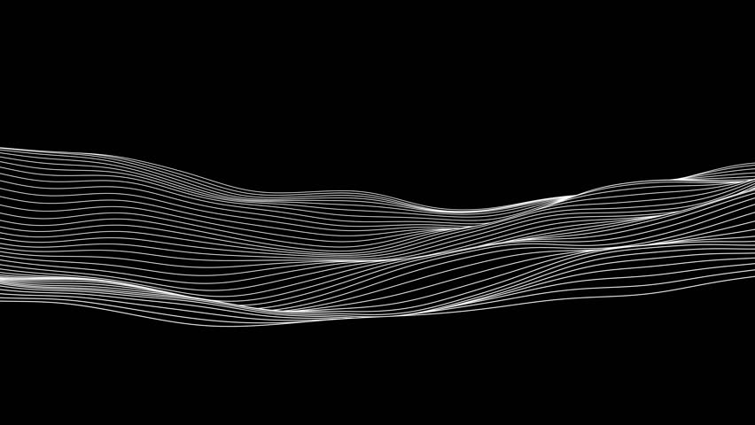 Abstract Waveform Lines: Dynamic Ridge Animation - Powered by Shutterstock - Get 15% off with code: PIKWIZARD15