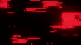 Abstract red digital glitch effect, red distorted screen noise animation overlay with CRT scanlines - Powered by Shutterstock - Get 15% off with code: PIKWIZARD15