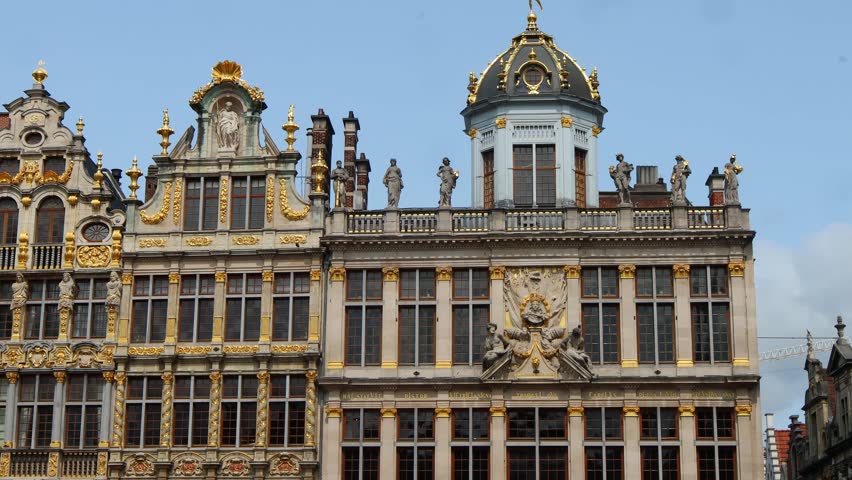 the grand place of brussels belgium 4k 25fps video