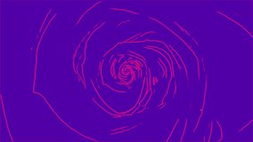Floral spiral animation of a rose outline over a deep violet backdrop. Lines glow in pinkish hues, forming a smooth, hypnotic motion inward toward the rose center - Powered by Shutterstock - Get 15% off with code: PIKWIZARD15