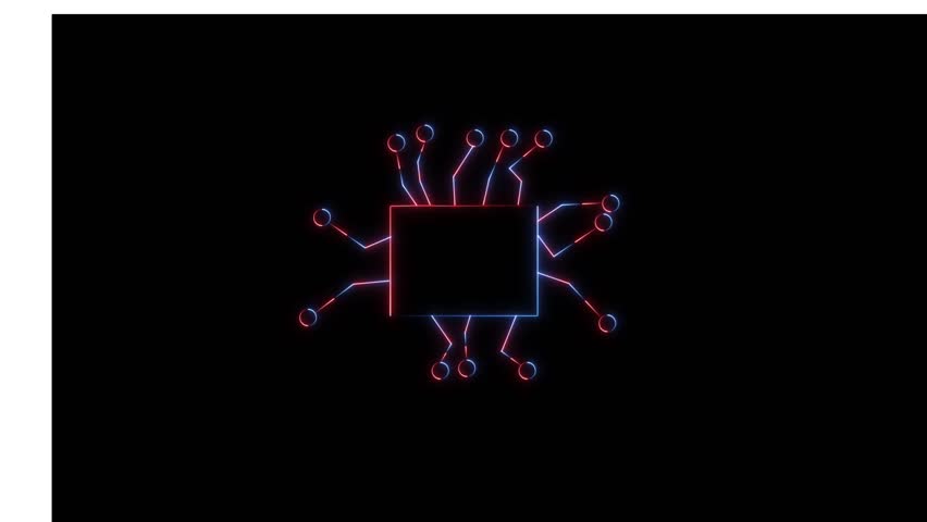 Abstrack network concept animation. technology network connection abstract background concept Internet and network concept. business or Sales growth concept animation	