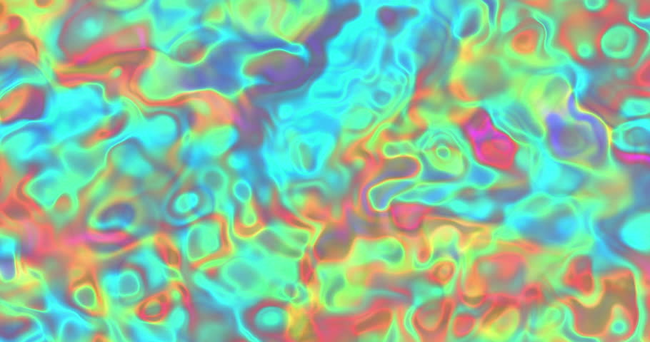 loop background iridescent glass water flow 4k