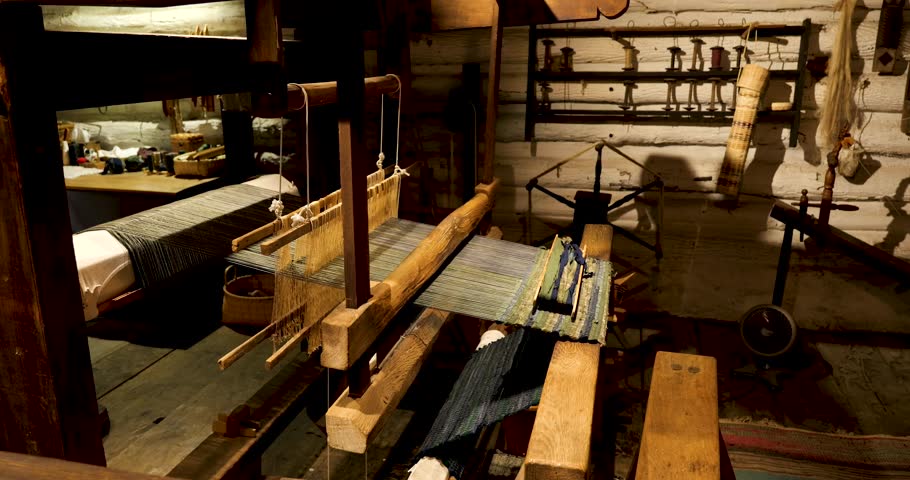 American frontier loom from the 1770s