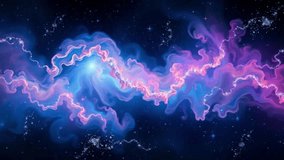 A vibrant and ethereal cosmic landscape showcasing a prominent, winding stream of glittering stardust and light, enveloped by swirling nebulae in captivating shades of blue, pink, and purple against. - Powered by Shutterstock - Get 15% off with code: PIKWIZARD15