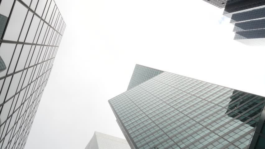New York City Lower Manhattan, Downtown Financial District or Midtown business architecture, United States. High-rise skyscrapers, office buildings, USA. American urban street, real estate, realty.