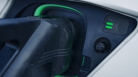 Electric car battery indicator showing increasing charge level - Powered by Shutterstock - Get 15% off with code: PIKWIZARD15