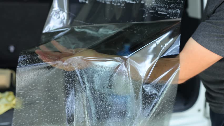 The master tints car windows. The detaling studio.