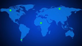 Digital map of Coronavirus COVID-19 SARS-COV-2 spreading outbreak. Pandemic world map, spread of coronavirus cases around the world with popping circles on a map. - Powered by Shutterstock - Get 15% off with code: PIKWIZARD15