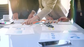 
Top Down View Diverse Professionals Working On Business Statistics And Marketing Plans In Corporate Office. Team Of Business Partners Having Discussion About Financial Charts. - Powered by Shutterstock - Get 15% off with code: PIKWIZARD15