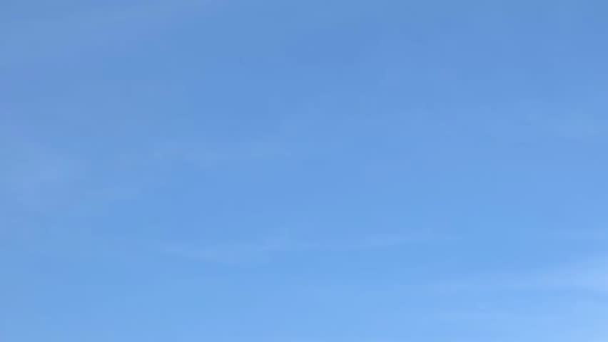 Airplane flying in the sky