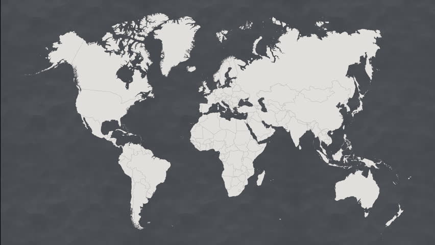 Map of WESTERN SHARAH, From above zooming in to show country with borders.
