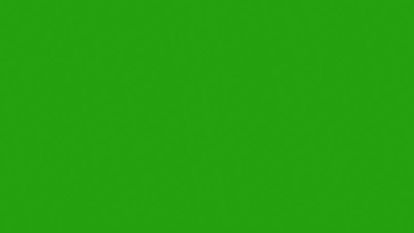 Animated Group People Icon, Team User Symbol with Green Screen Background