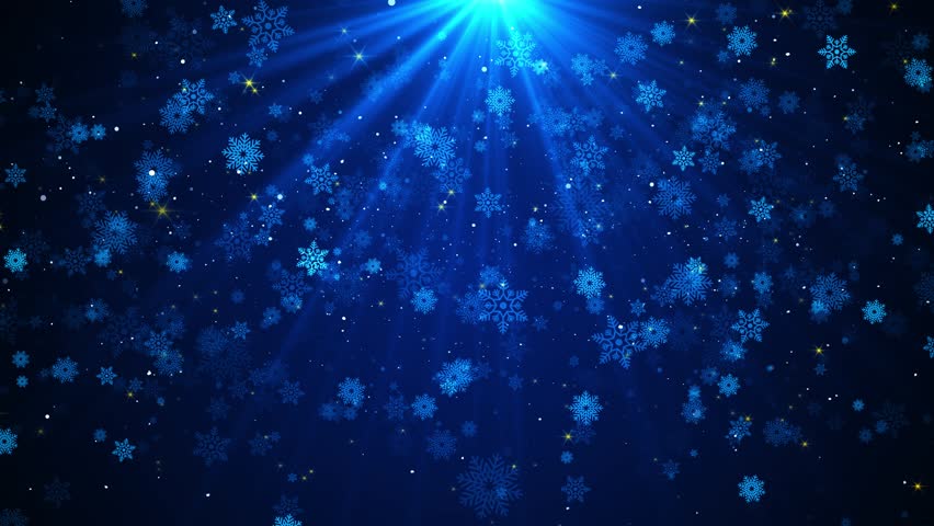 Holiday Winter Snowflakes Christmas Background. Blue Christmas Snowfall Blue Christmas Snowfall Snowflakes Winter Snowfall Background. New year and Christmas 2025, 2026 white snowflakes.