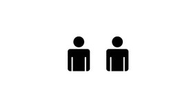 3 Meter Social Distance Icon Animation – Man to Man Safety Concept in Motion | 4K Health Awareness Stock Video. - Powered by Shutterstock - Get 15% off with code: PIKWIZARD15