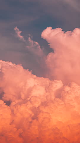 Pink Clouds Timelapse pink Sky Background. Sky Fluffy Clouds . Dreams dreamy Soft Colors Time Lapse, Time-lapse, Colorful Cloudy Sky With Fluffy Clouds. Timelapse Sunset Sunrise Background. Unusual
