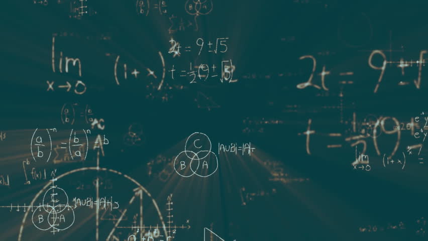 Algebraic formulas pulsing in teal forming 3D brain shape animating expressions depicting cognition. Neuroscience, mathematics, visualization, digitalart, informationdesign, science, analytics - Powered by Shutterstock - Get 15% off with code: PIKWIZARD15