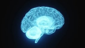 Glowing digital brain animation with neural activity. Futuristic AI technology, medical science, and artificial intelligence display

 - Powered by Shutterstock - Get 15% off with code: PIKWIZARD15