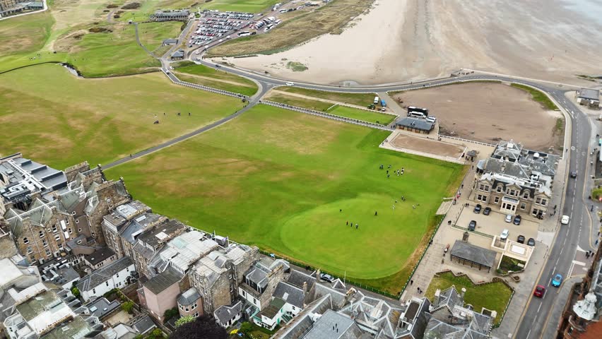 St Andrews Old Course, the oldest golf course in the world, Scotland, UK