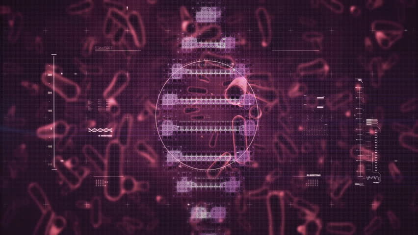 Bright blue flare flashing at reticle causing green virus particle entering reticle for analysis. Technology, biotech, digital, analysis, science, futuristic, innovation - Powered by Shutterstock - Get 15% off with code: PIKWIZARD15
