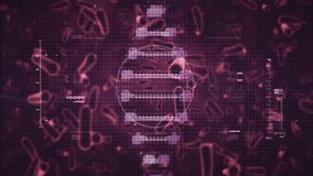 Bright blue flare flashing at reticle causing green virus particle entering reticle for analysis. Technology, biotech, digital, analysis, science, futuristic, innovation - Powered by Shutterstock - Get 15% off with code: PIKWIZARD15
