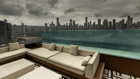 Timelapse of the amazing Chongqing city skyline from a luxury rooftop terrace - Powered by Shutterstock - Get 15% off with code: PIKWIZARD15