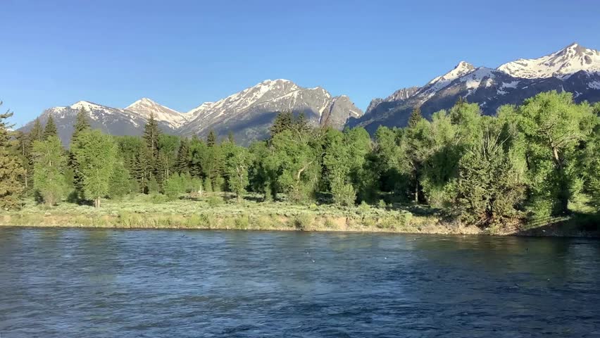 Snake River in Grand Teton National Park near Jackson, Wyoming
