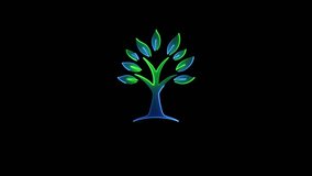 trees icon animation best cartoon objectGlowing neon line of tree icon isolated on transparent background. 4K Video motion graphic animation. - Powered by Shutterstock - Get 15% off with code: PIKWIZARD15