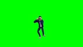 3D Animation of Haru, a young man taking photo on green screen — perfect for marketing, social media, or creative digital projects. - Powered by Shutterstock - Get 15% off with code: PIKWIZARD15