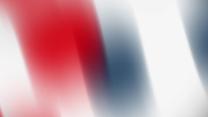 This video frame showcases a dynamic display of color gradients, featuring flowing transitions between red, white, and blue hues, creating a sense of movement.