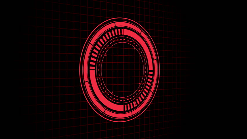 Futuristic digital interface targeting system red circles HUD technology design abstract background - Powered by Shutterstock - Get 15% off with code: PIKWIZARD15