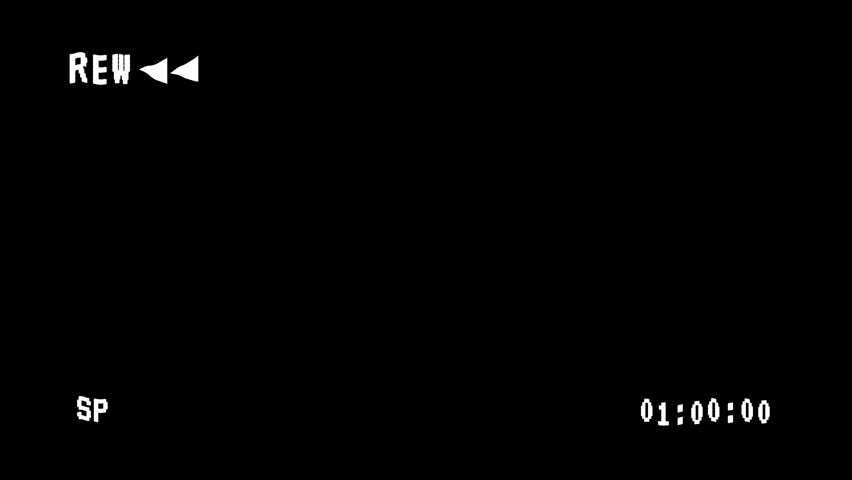 VHS Rewind Glitch Error Texture. Represents a damaged VHS tape, perfect for retro, vintage, and tech themes