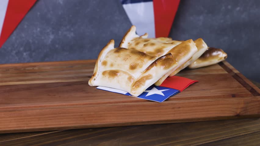 Chile Fiestas Patrias Chilean Flag Anniversary national day empanadas pebre meal food