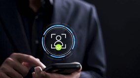 Know your customer (KYC) concept. Identity verification for Increase financial security and access personal financial data. Biometrics security. - Powered by Shutterstock - Get 15% off with code: PIKWIZARD15