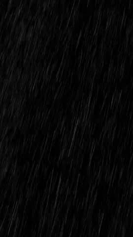 animated rain vertical video in black background 4k video 