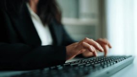 Business Professional Analyzing Customer Data with Digital Graphs and Charts on Computer Screen. Asymptotic smart data analytic. - Powered by Shutterstock - Get 15% off with code: PIKWIZARD15