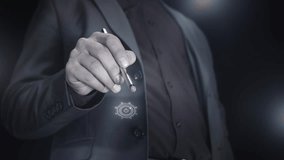 Businessman using futuristic digital interface with city map and data analysis - Powered by Shutterstock - Get 15% off with code: PIKWIZARD15